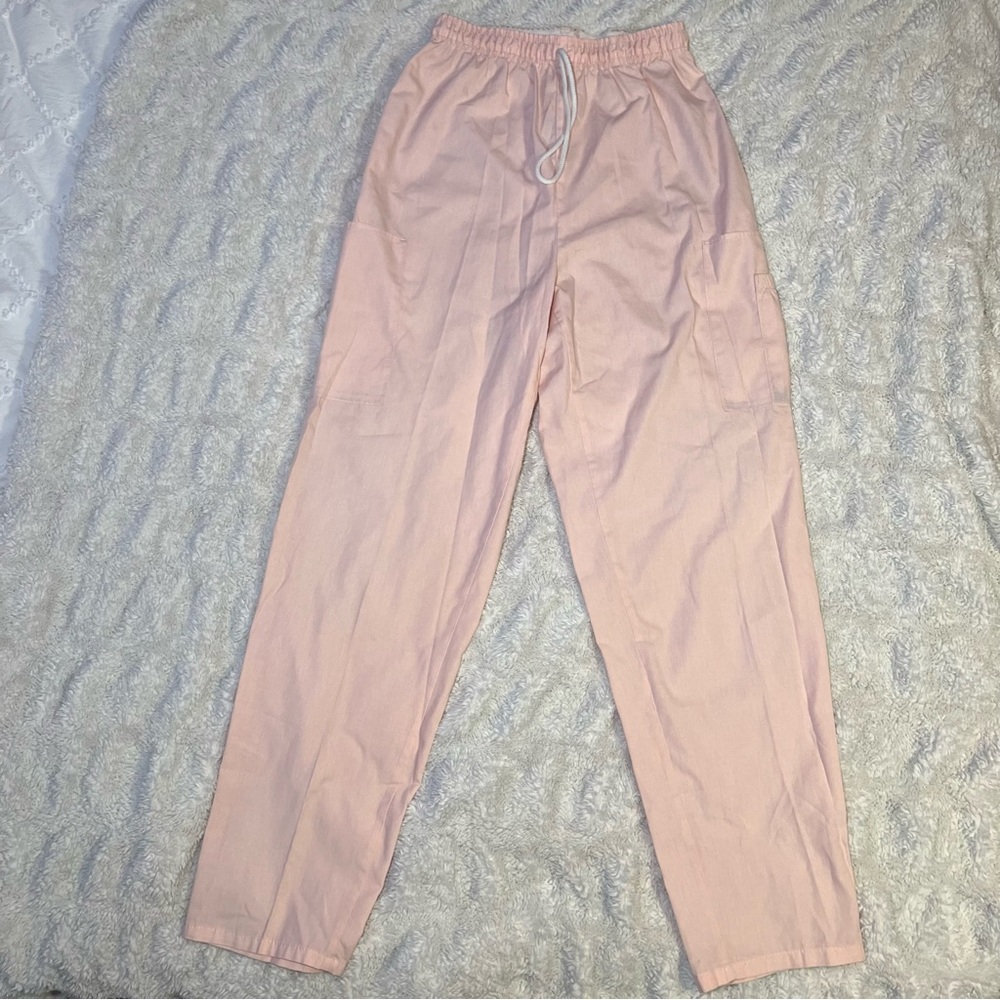 Crest Light Pink Adjustable Scrubs with Pockets